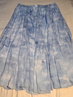 new directions light blue A-line skirt